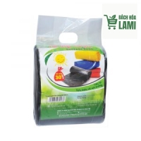 Túi rác cuộn trung đen 55*65cm