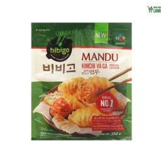 Bánh Mandu Gà và Kimchi - Gói 350g