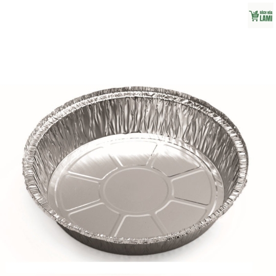 Dĩa giấy bạc tròn sâu 22cm -TBP5