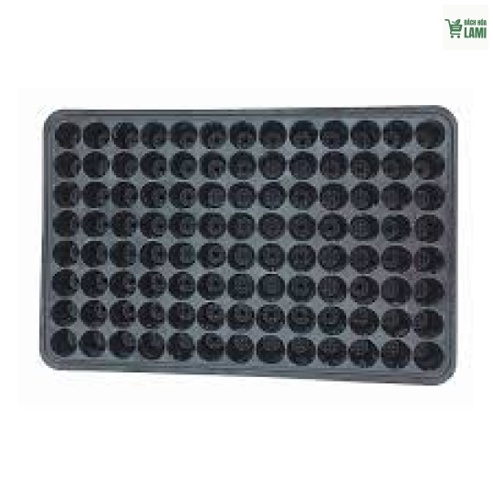 Khay ươm 104 lỗ PS Đen (Đục lỗ nhỏ)