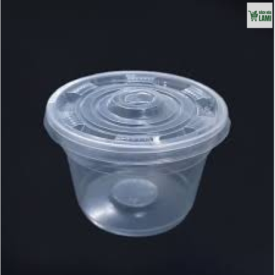 Hộp tròn 34OZ (1000ml) PP Trong + Nắp PP Trong
